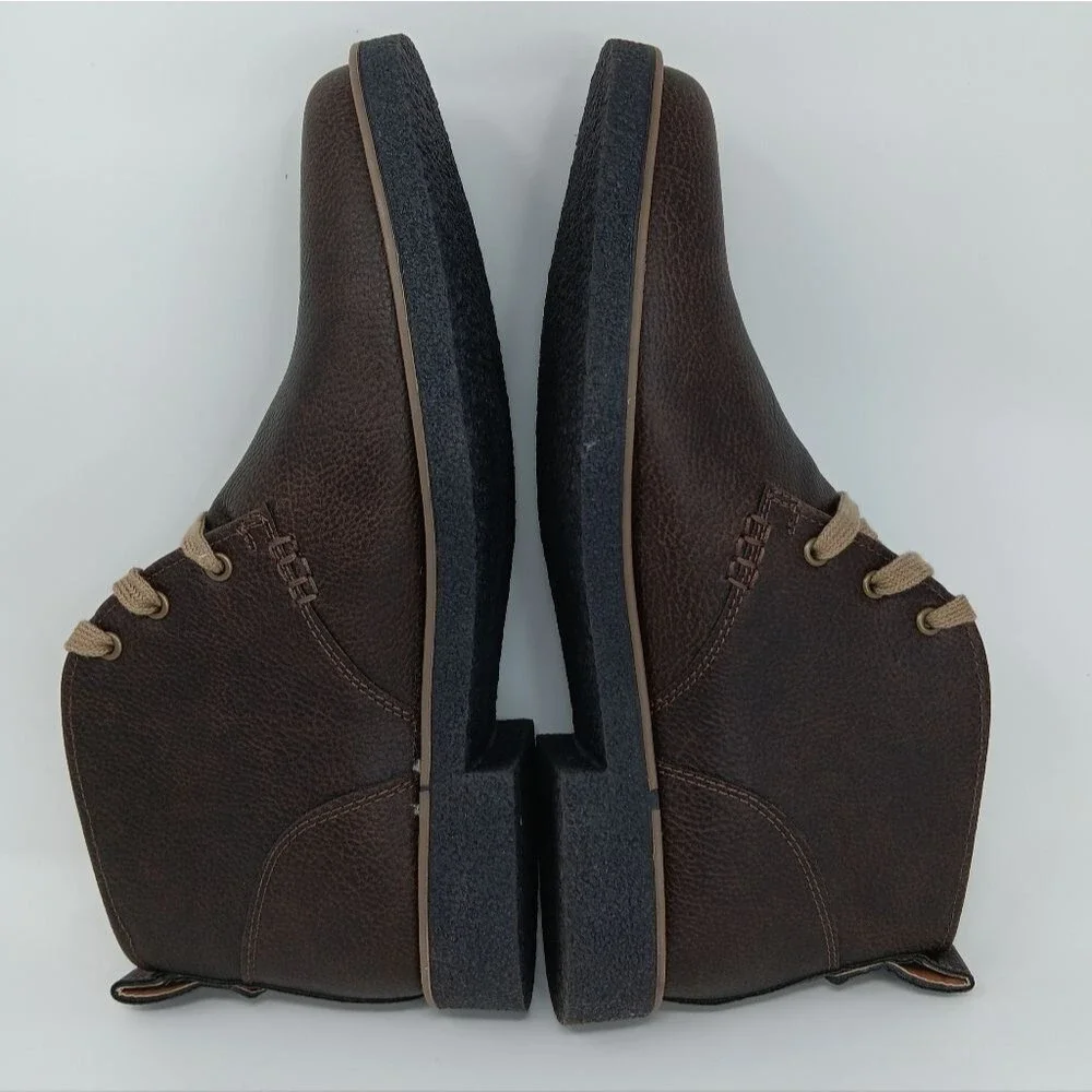 DEER STAGS Men’s Dark Brown Freeport Chukka Boots Size 8.5 Classic Versatile